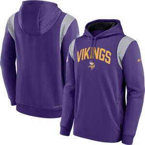 Men's Nike Purple Minnesota Vikings Sideline Athletic Stack Performance Pullover Hoodie - Male - Purple