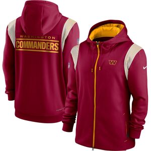 Men's Nike Burgundy Washington Commanders Performance Sideline Lockup Full-Zip Hoodie - Male - Burgundy