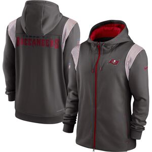 Men's Nike Pewter Tampa Bay Buccaneers Performance Sideline Lockup Full-Zip Hoodie - Male - Pewter