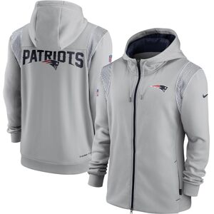 Men's Nike Gray New England Patriots Performance Sideline Lockup Full-Zip Hoodie - Male - Gray