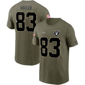 Men's Nike Darren Waller Olive Las Vegas Raiders 2022 Salute To Service Name & Number T-Shirt - Male - Olive