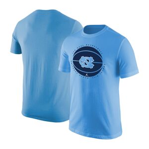 Men's Jordan Brand Carolina Blue North Carolina Tar Heels Basketball Logo T-Shirt - Male - Light Blue