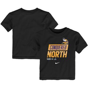 Toddler Nike Black Minnesota Vikings 2022 NFC North Division Champions Locker Room Trophy Collection T-Shirt - Male - Black