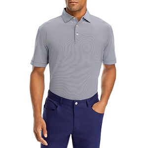 Peter Millar Crown Sport Jubilee Classic Fit Short Sleeve Performance Jersey Polo Shirt  - Navy - Size: Smallmale