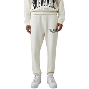 True Religion Relaxed Fit Stretch Arch Joggers  - Winter White - Size: Smallmale