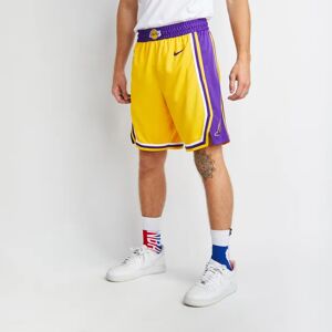 Nike Nba La Lakers - Men Shorts  - Yellow - Size: 2X-Large