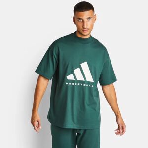 Adidas One Bball Tee - Men T-shirts  - Green - Size: Small