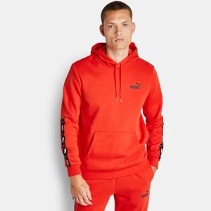 Puma Essentials+ Tape - Men Hoodies  - Red - Size: Extra Small