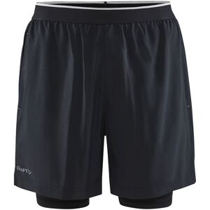 Craft Advance Charge Mens 2 in 1 Stretch Training Shorts - - Size: L