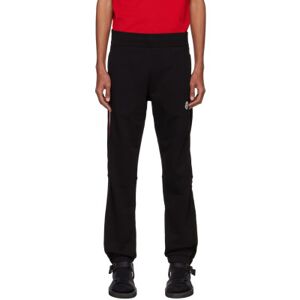 Moncler Black Cotton Lounge Pants  - 999 BLACK - Size: Extra Large - male