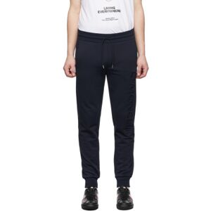 Moncler Navy Logo Embroidered Lounge Pants  - 778 NAVY - Size: Small - male