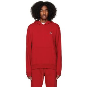 Nike Jordan Red Brooklyn Hoodie  - GYM RED/WHITE - Size: 3X-Large - male