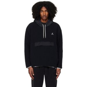 Nike Jordan Black Essential Winter Hoodie  - BLACK/BLACK/SAIL/SAI - Size: Small - male