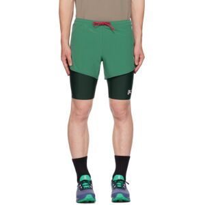 District Vision Green Training Shorts  - PINE - Size: Small - male