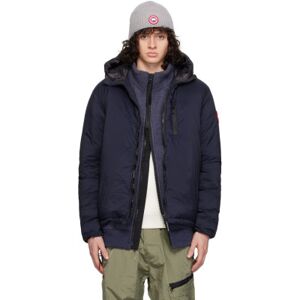Canada Goose Navy Lodge Down Jacket  - Atlantic Nvy - Size: Small - male