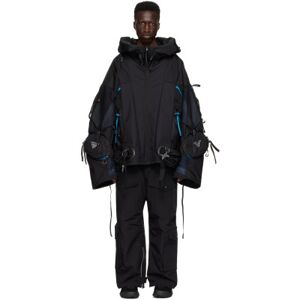 Junya Watanabe Black & Navy Gregory Edition Jacket  - BLK/GRY - Size: Small - male