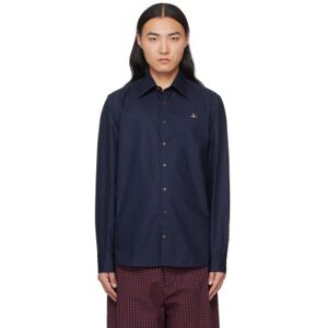 Vivienne Westwood Navy Ghost Shirt  - AW22-K410 - Size: IT 54 - male