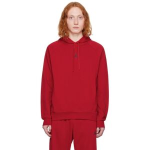 Nike Jordan Red Dri-FIT Sport Crossover Hoodie  - GYM RED/BLACK - Size: 2X-Large - male