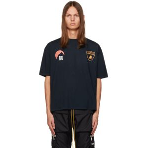 Rhude Black Lamborghini Moonlight T-Shirt  - VINTAGE BLACK - Size: Small - male