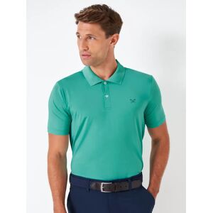 Crew Clothing Smart Golf Polo Shirt - Turquoise Green - Male - Size: XL