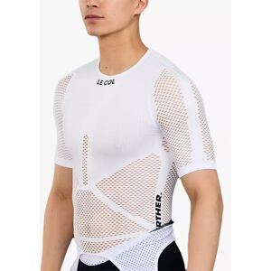 Le Col Unisex Pro Mesh Short Sleeve Base Layer Cycling Top - White - Male - Size: XS