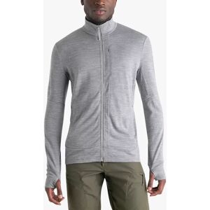 Icebreaker Merino 260 Quantum III Long Sleeve Zip Top, Metro Hthr - Metro Hthr - Male - Size: L