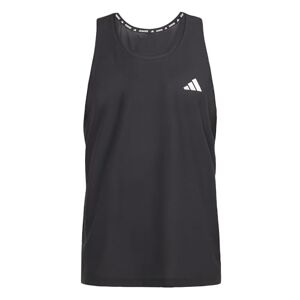 adidas Men Own The Run Tank Top, XXL Tall Black