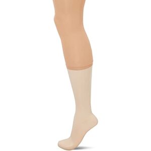 Capezio Footless Tights, Tights For Women, Footless Tights Women Wear Every Day, For Dance & Performance, Versatile Dance Tights Comfortable Waistband & Fit - Light Suntan, L-XL (Large-XL)