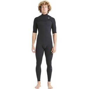 Billabong Mens Revolution 2mm Chest Zip Short Sleeve Wetsuit - Black - Lightweight - Oyster shell content