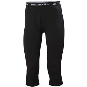 Helly Hansen Men's Lifa Merino Midweight 3/4 Pants, Black, Small