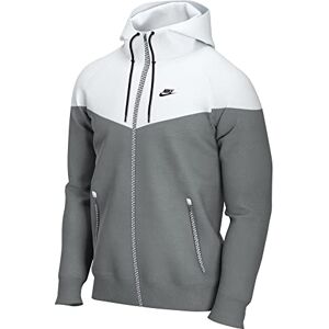 Nike DA0001-084 M NSW SPE WVN LND WR HD JKT Jacket Men's SMOKE GREY/WHITE/SMOKE GREY/BLACK 3XL