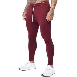 ABNMJKI Jogging Pants Autumn Winter Men Joggers Sweatpants Outdoor Sports Running Training Trousers Male Gym Fitness Pants Cotton Sportswear Bottoms (Color : Red, Size : XL)