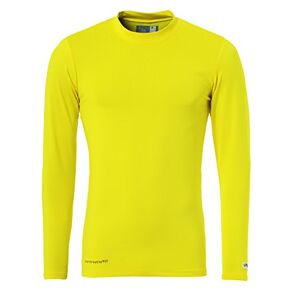 Uhlsport Men Distinction Colors Base Layer Shirt Men's Shirt - Lemon Yellow, S