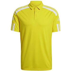 adidas Men's Sq21 Polo Shirt, Team Yellow/White, M UK