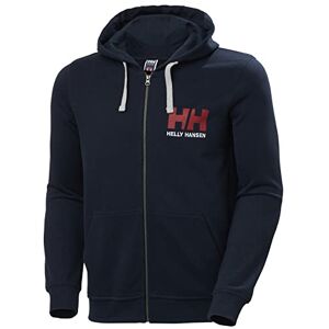 Helly Hansen Mens HH Logo Full Zip Hoodie, XL, Navy