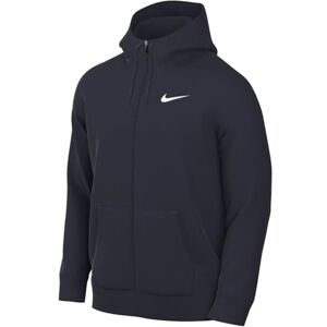 Nike Men's M Nk Df Hdie Fz Fl Hooded Full Zip LS top, Obsidian/White, M