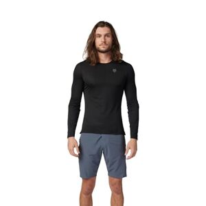 Fox Racing Men's Flexair Ascent Long Sleeve Jersey Shirt, Black, Small