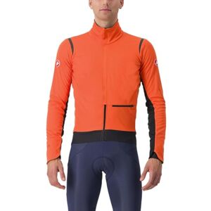 CASTELLI 4523505-857 ALPHA DOPPIO ROS JKT Jacket Unisex RED ORANGE/BLACK Size XL