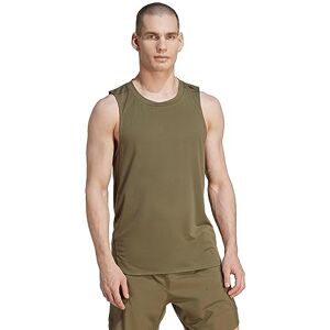 adidas Men's Designed for Training Workout Tank, olive strata, 2XL