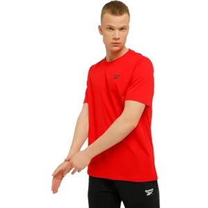 Reebok SHORT SLEEVE T-SHIRT Identity Logo, Vector Red/Black, XXL EU