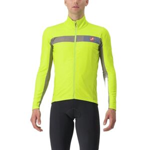 CASTELLI 4522509-383 MORTIROLO 6S JACKET Jacket Men's ELECTRIC LIME/NICKEL Size XXL