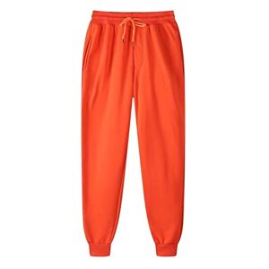 ABNMJKI Jogging Pants Jogging Pants Men Sport Sweatpants Running Pants Pants Men Joggers Cotton Trackpants Slim Fit Pants Bodybuilding Trouser (Color : Red, Size : 3XL)