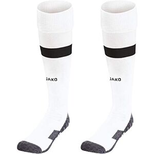 JAKO Unisex's Boca Socks, White Black, 5