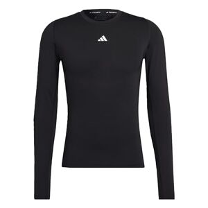 adidas Men's Techfit Long Sleeve T-Shirt, Black, XL