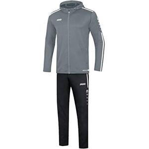 JAKO Striker 2.0 M9619 Men's Tracksuit with Hood Stone Grey/White XL