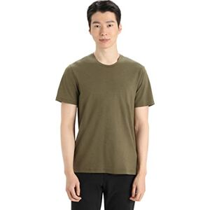 Icebreaker Merino Icebreaker Men's Central Classic SS T-Shirt for Everyday Use, Adventure, Gym & Training - Loden, L