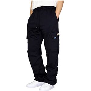 RONGbbppQ Pants for Boys,Jogging Bottoms Boys Winter Trousers Men Gym Joggers Men Tracksuit Mens Yoga Sweatpants Mens Tracksuit Bottoms with Pockets Navy