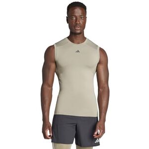 adidas Men Techfit Training Sleeveless T-Shirt, L Short