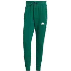 adidas Men Essentials French Terry Tapered Cuff 3-Stripes Joggers, XL Tall, 3 inch