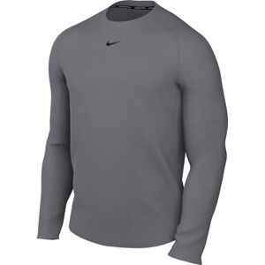 Nike FB7919-084 M NP DF TIGHT TOP LS Sweatshirt Men's SMOKE GREY/BLACK Size L